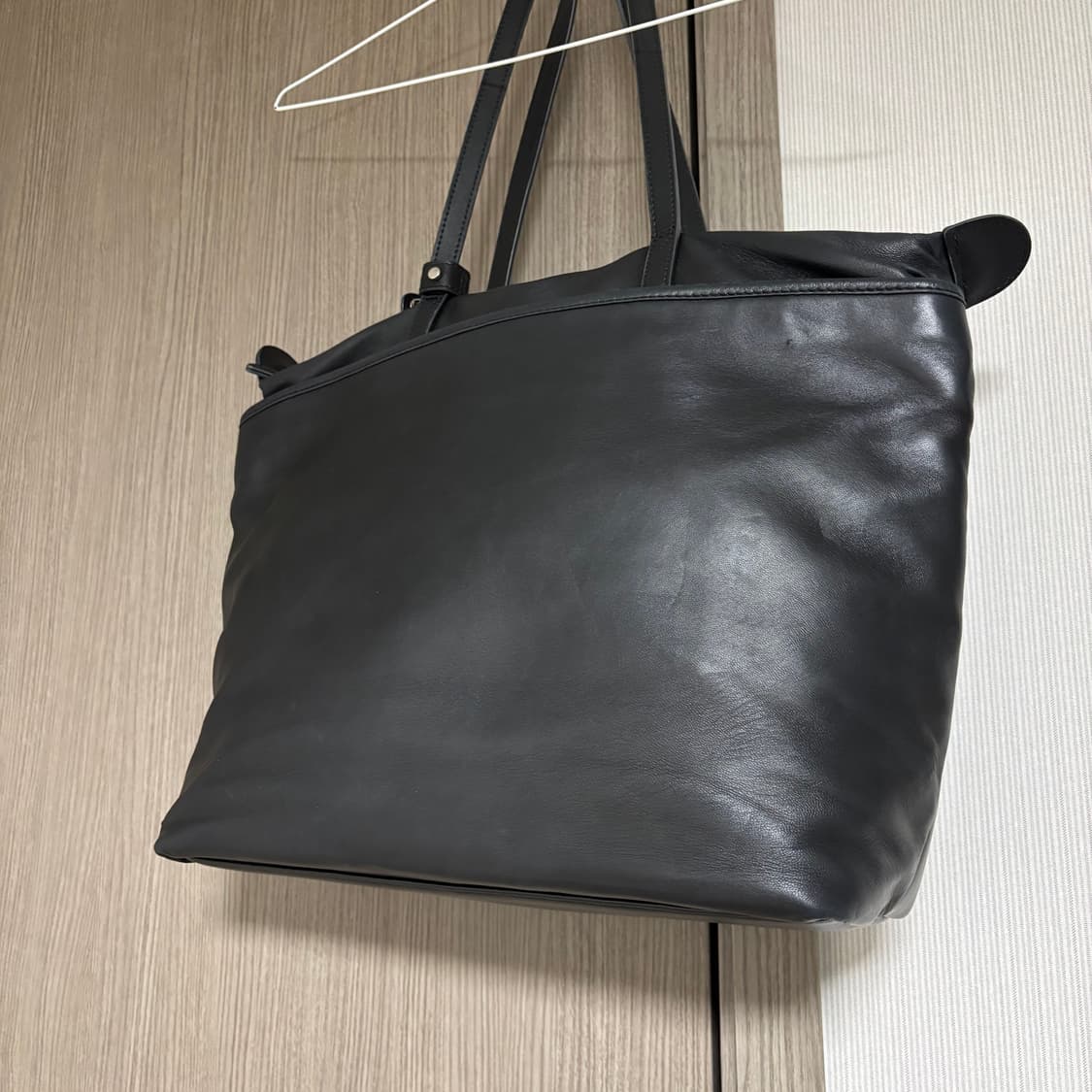 요지야마모토 레더 토트백 상품이미지4