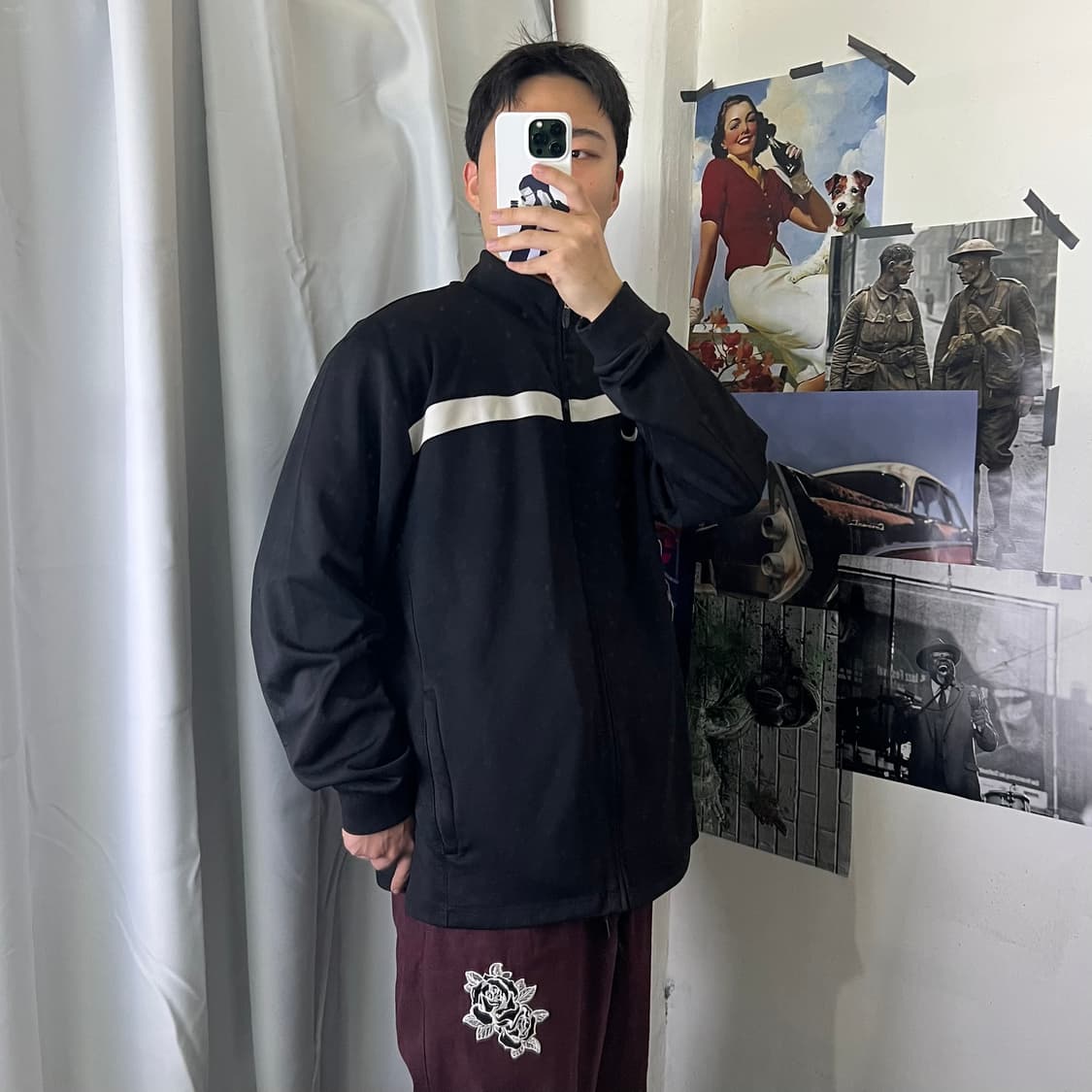 나이키 블랙 화이트 져지 XL 상품이미지1