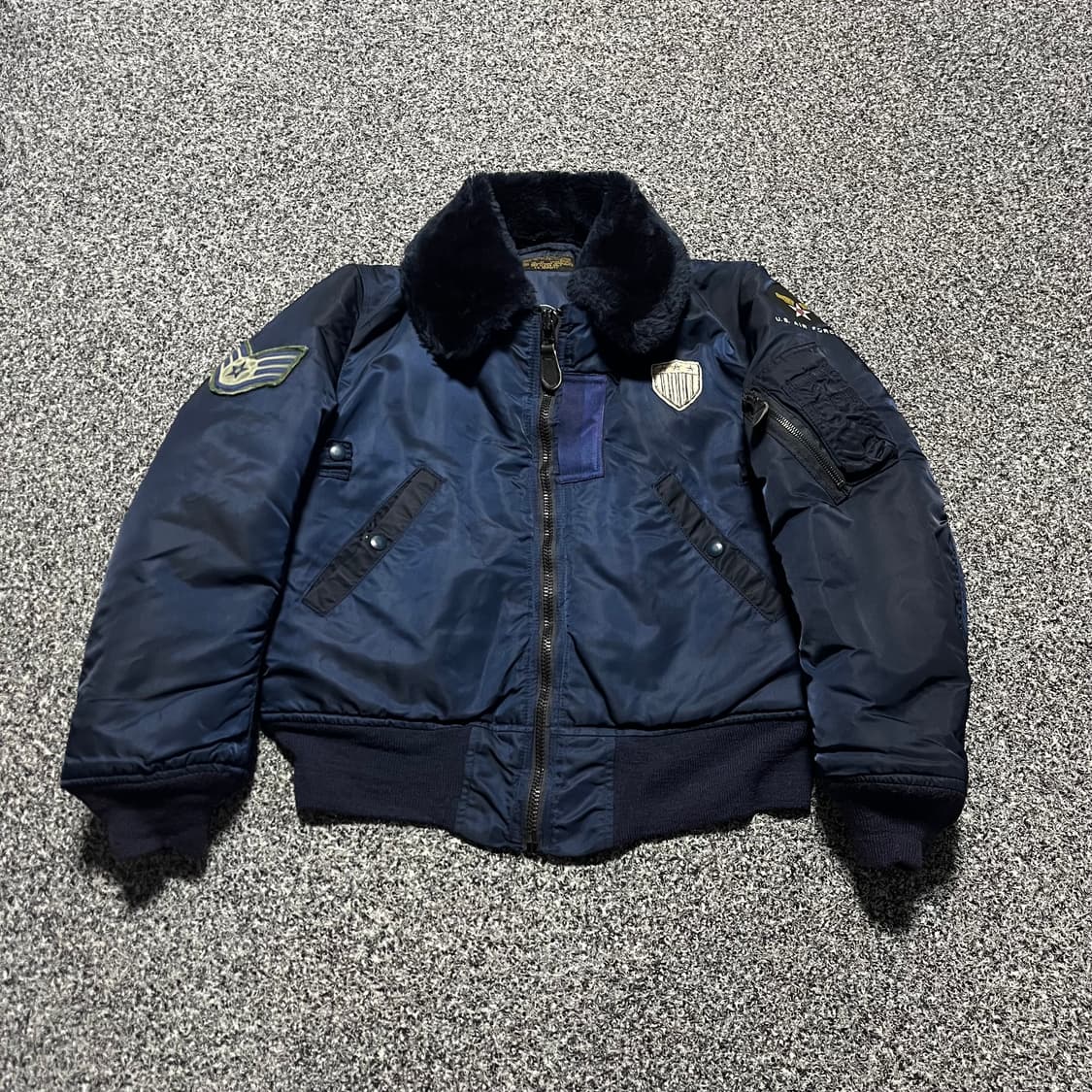 1980s vintage  B-15C 플라이트 자켓 상품이미지1