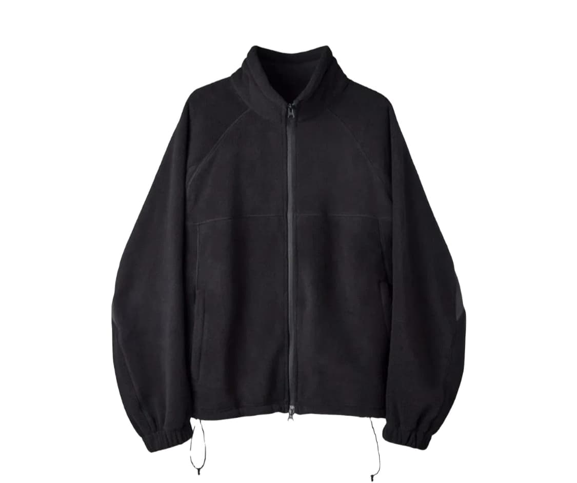 [3] 해칭룸 플리스 오버 자켓 블랙 후리스 상품이미지1