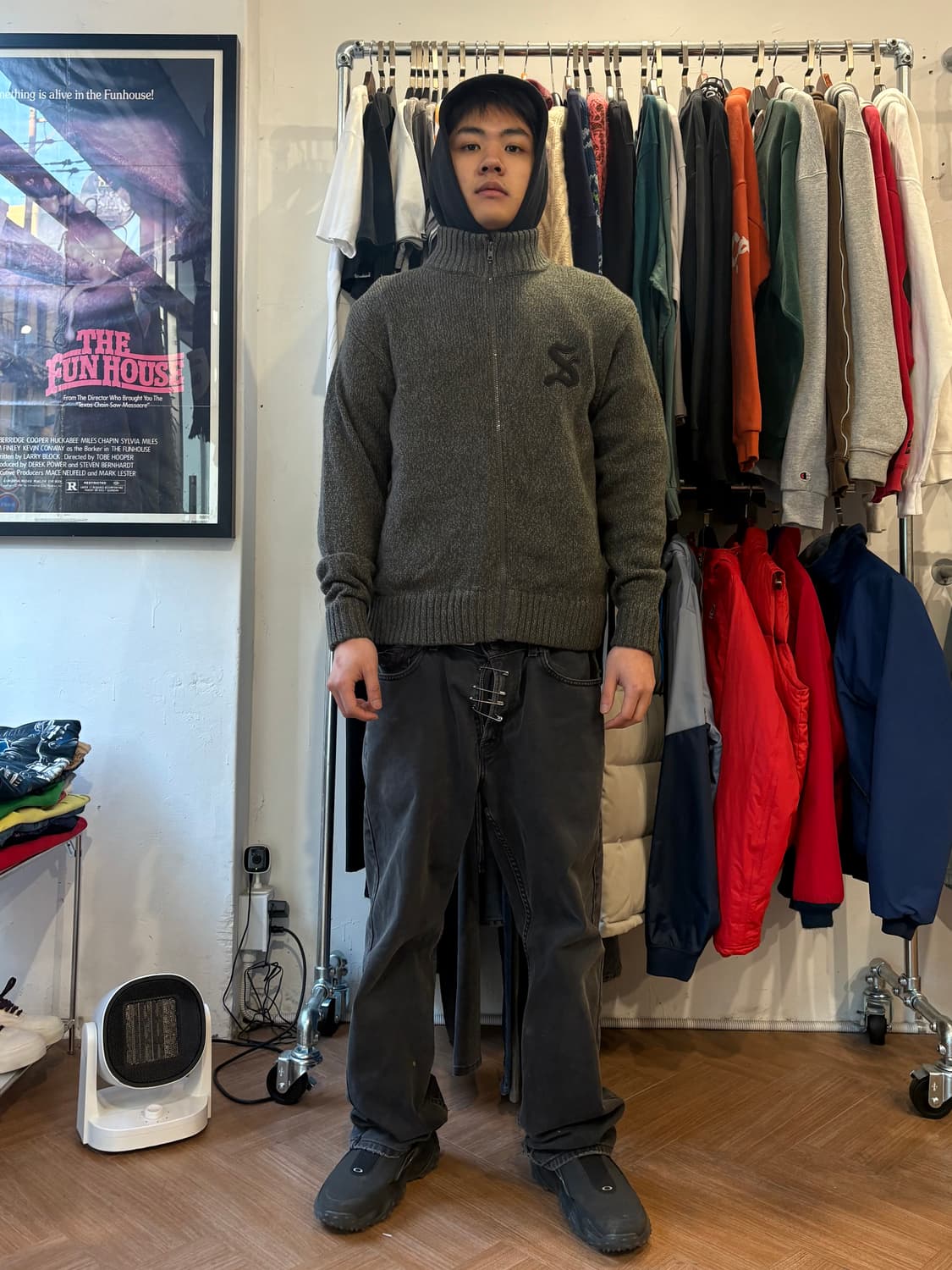 90s Stussy 드라이버 니트 상품이미지3