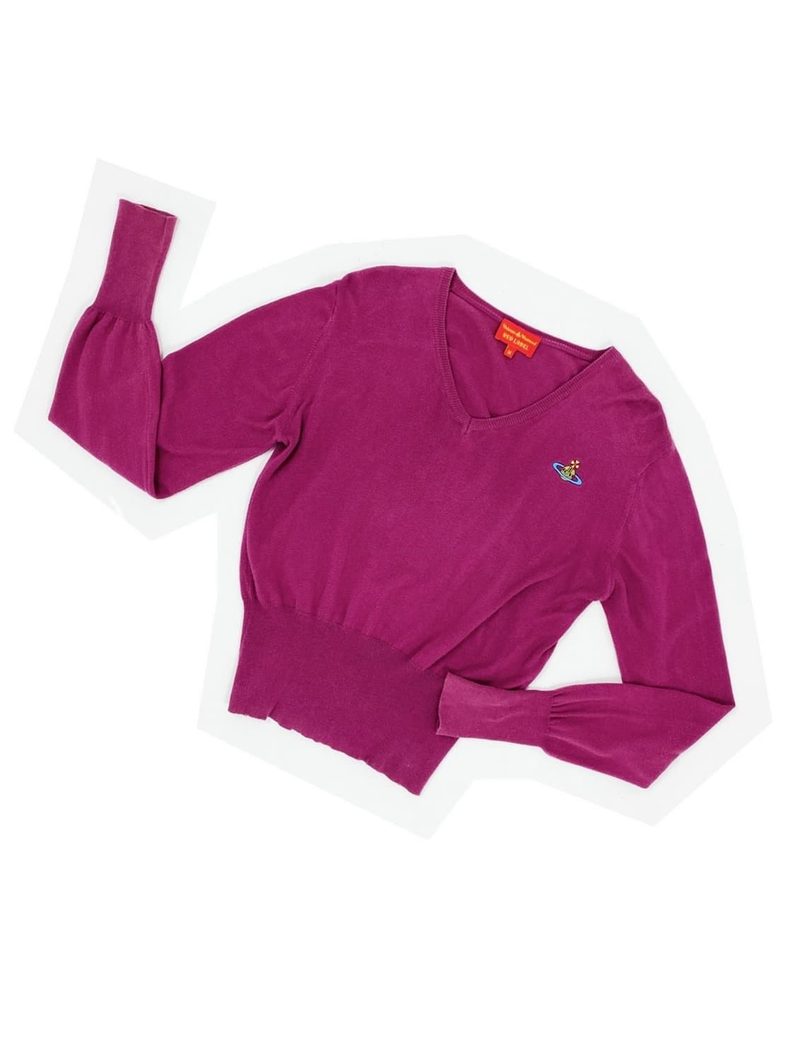 비비안웨스트우드 S/S 1999 브이넥 니트 상품이미지1