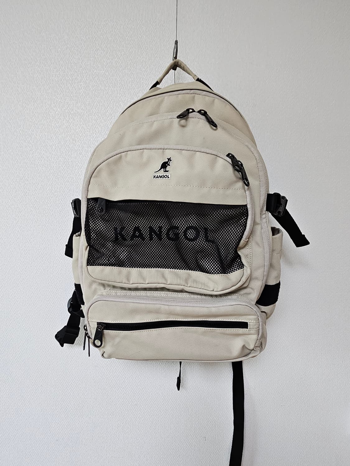 [A+급] 캉골 백팩 베이지색 KANGOL 가방 완전 깨끗함 상품이미지2