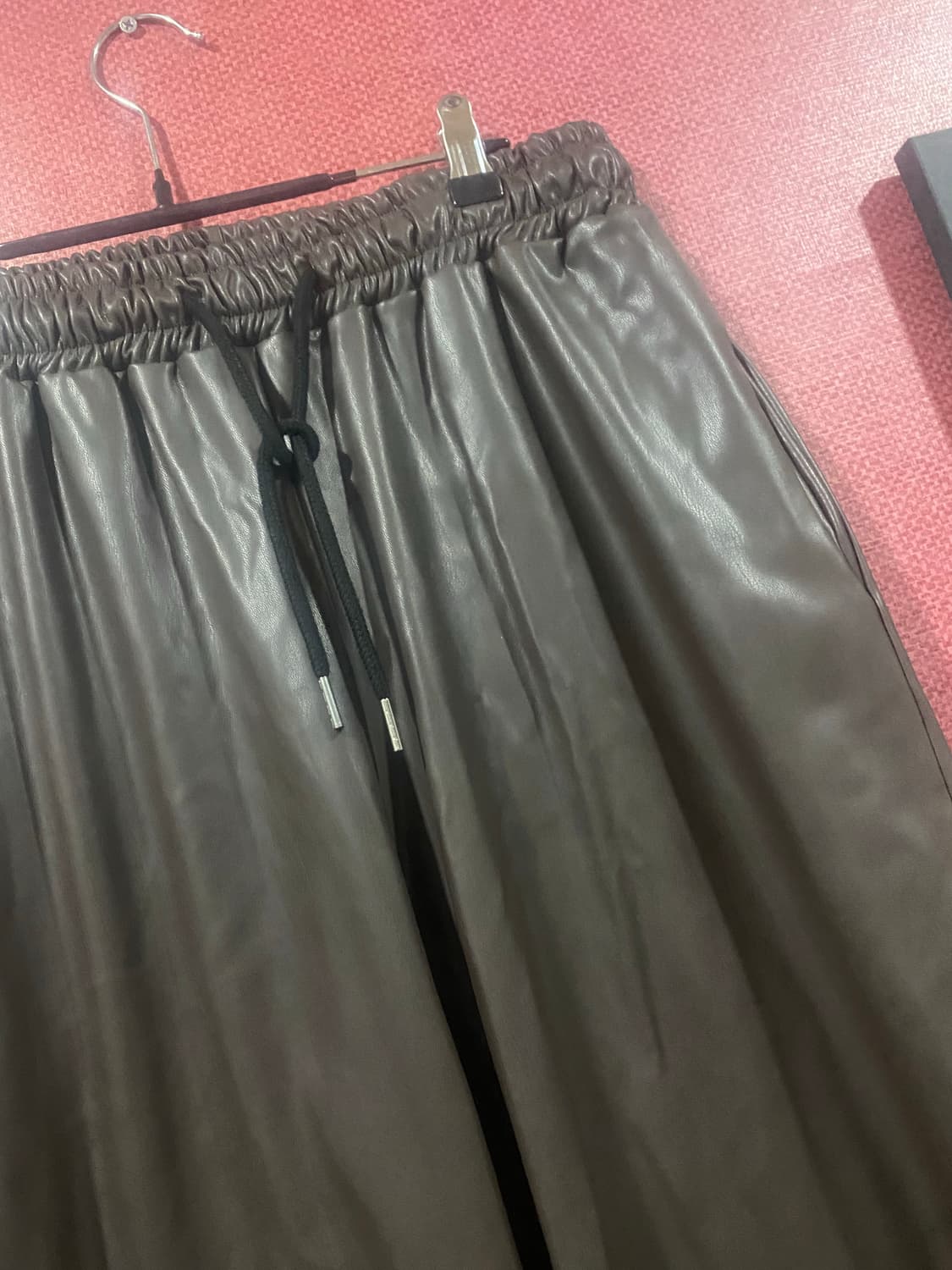 레더 조거 팬츠 상품이미지2