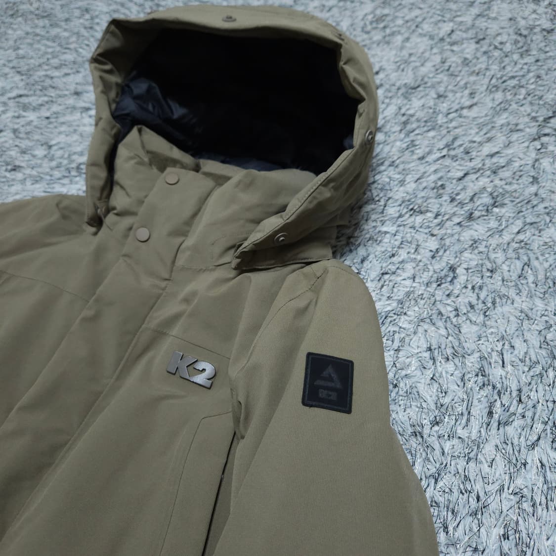 K2)95 여자 고어텍스 구스다운 거위털미들패딩 / 왕눈이샵 상품이미지4