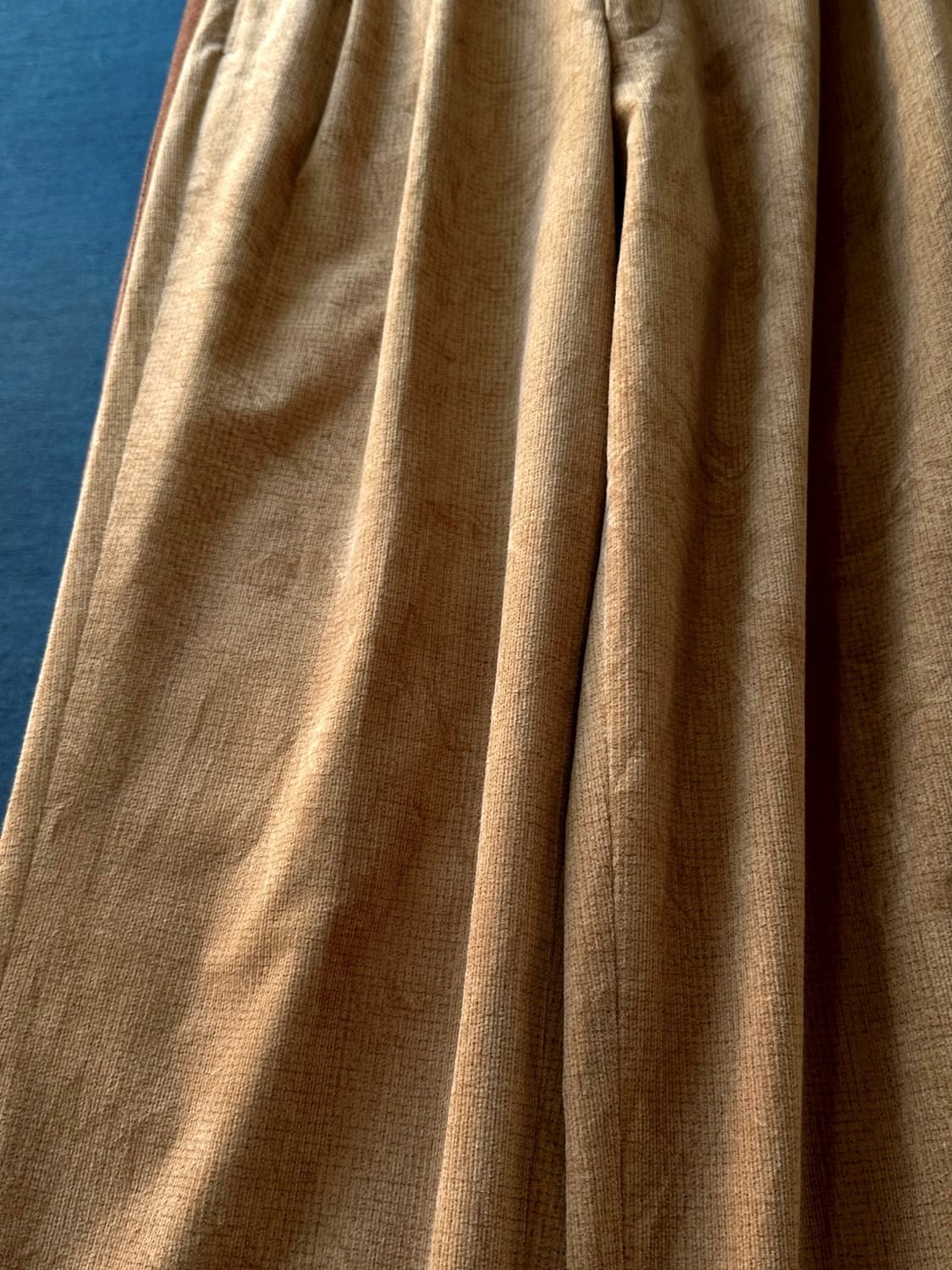 Cord design 2 tuck wide pants 상품이미지4