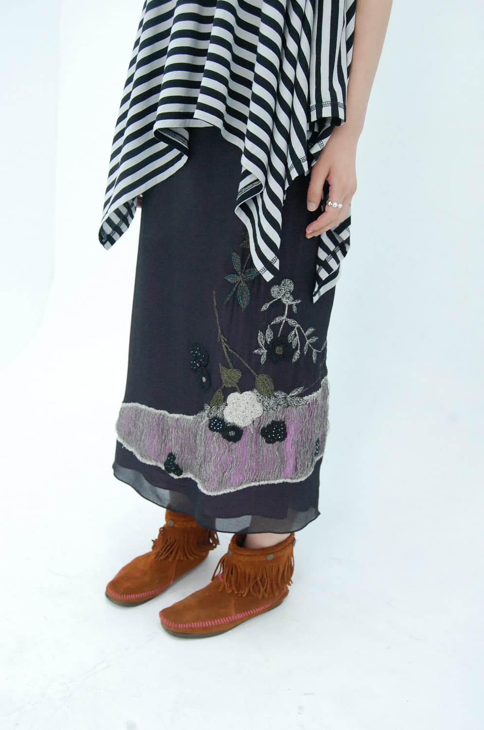 BCBG Maxazria silk skirt 상품이미지1