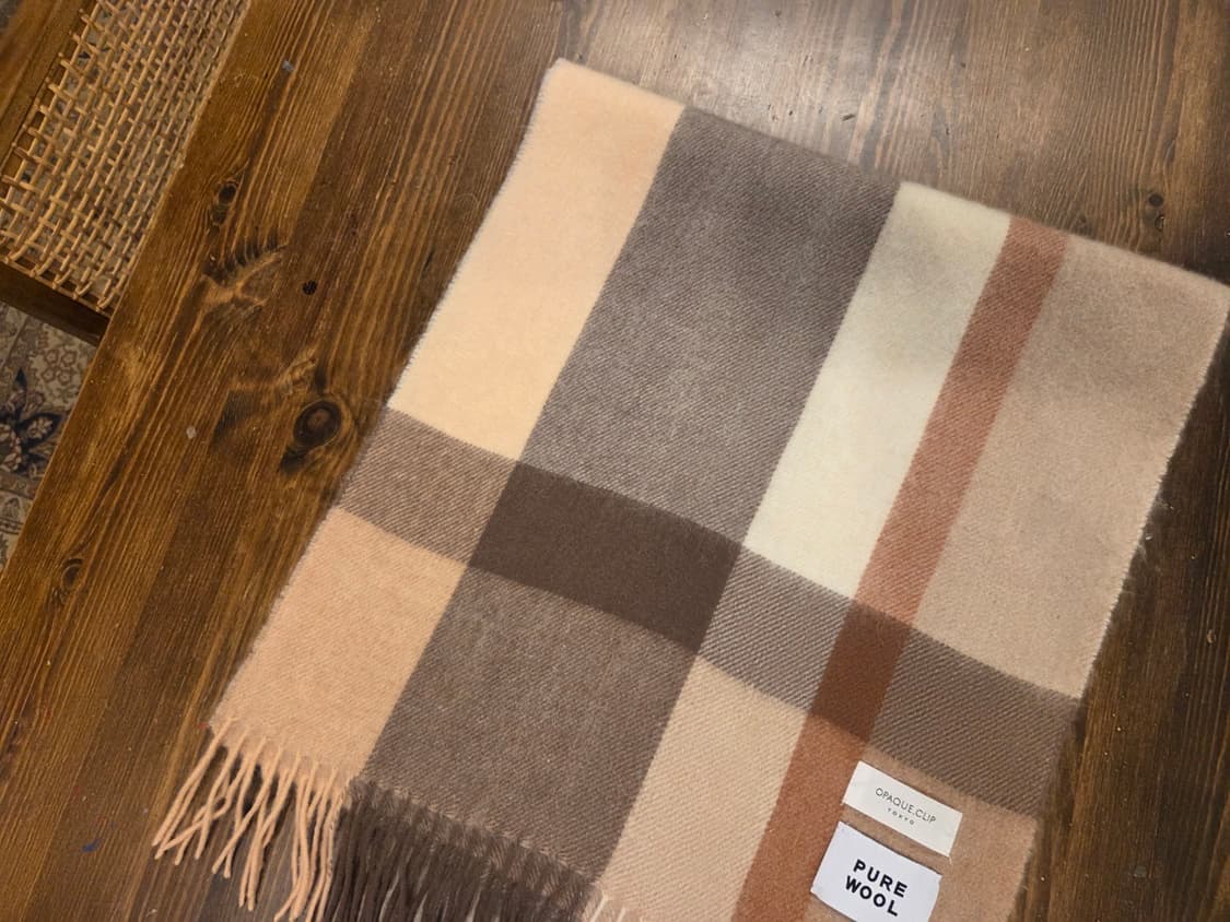 오파큐 클립 퓨어울 머플러 상품이미지2