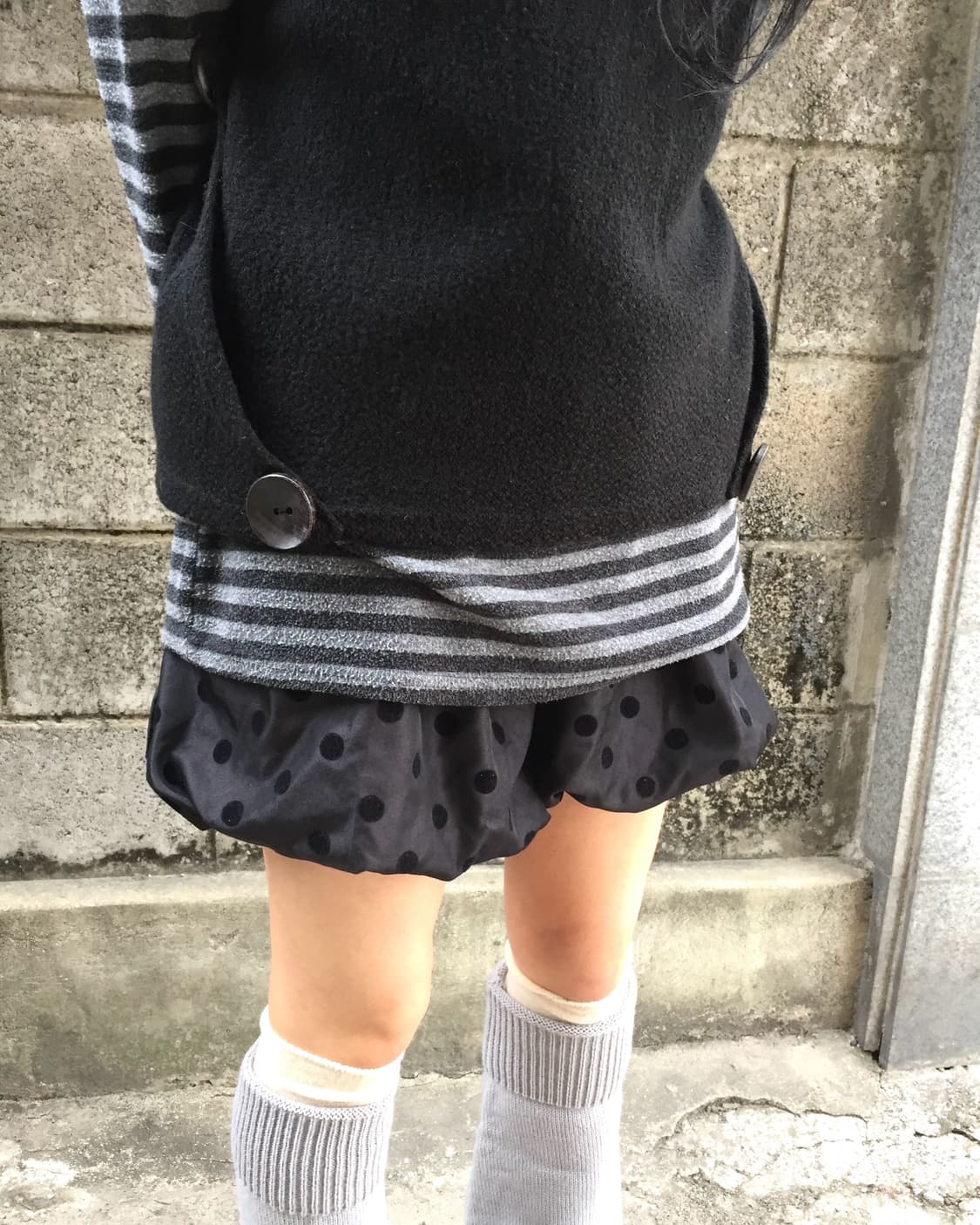 빈티지 블랙 도트 코디세트 상품이미지2