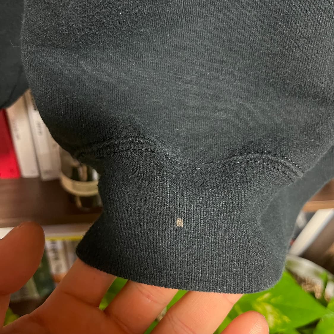 [XL] 90s USA 빈티지 러셀 스웻 블랙 상품이미지3