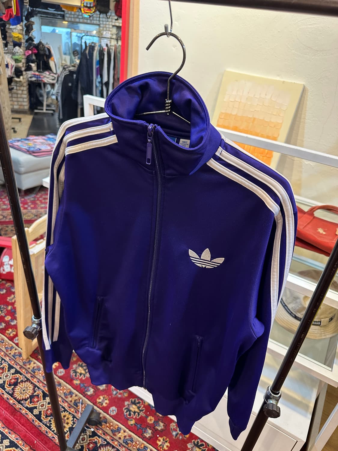 아디다스 구형 파이어버드 져지 퍼플 85size 상품이미지4