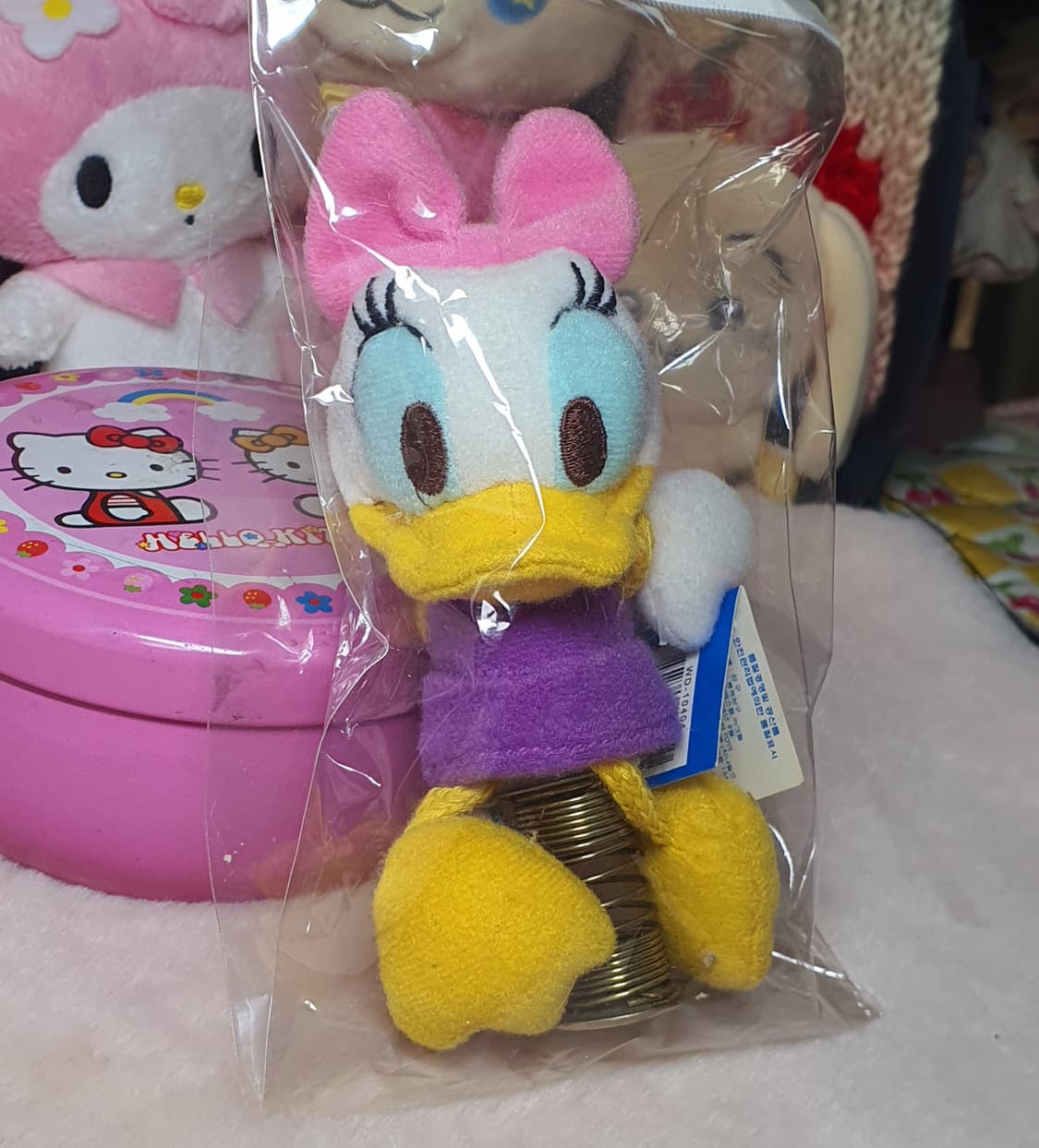 미개봉) 고전 디즈니 데이지덕 스프링 인형 토이 봉제인형 덕 오리 빈티지 상품이미지1