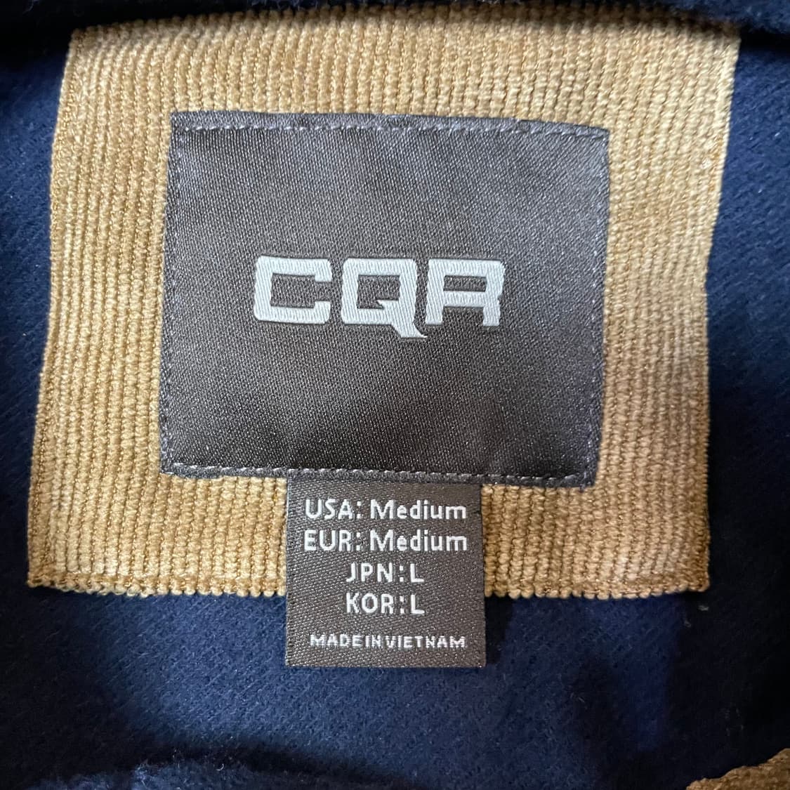 CQR 네이비 원포켓 코튼 워크 셔츠 L 상품이미지4