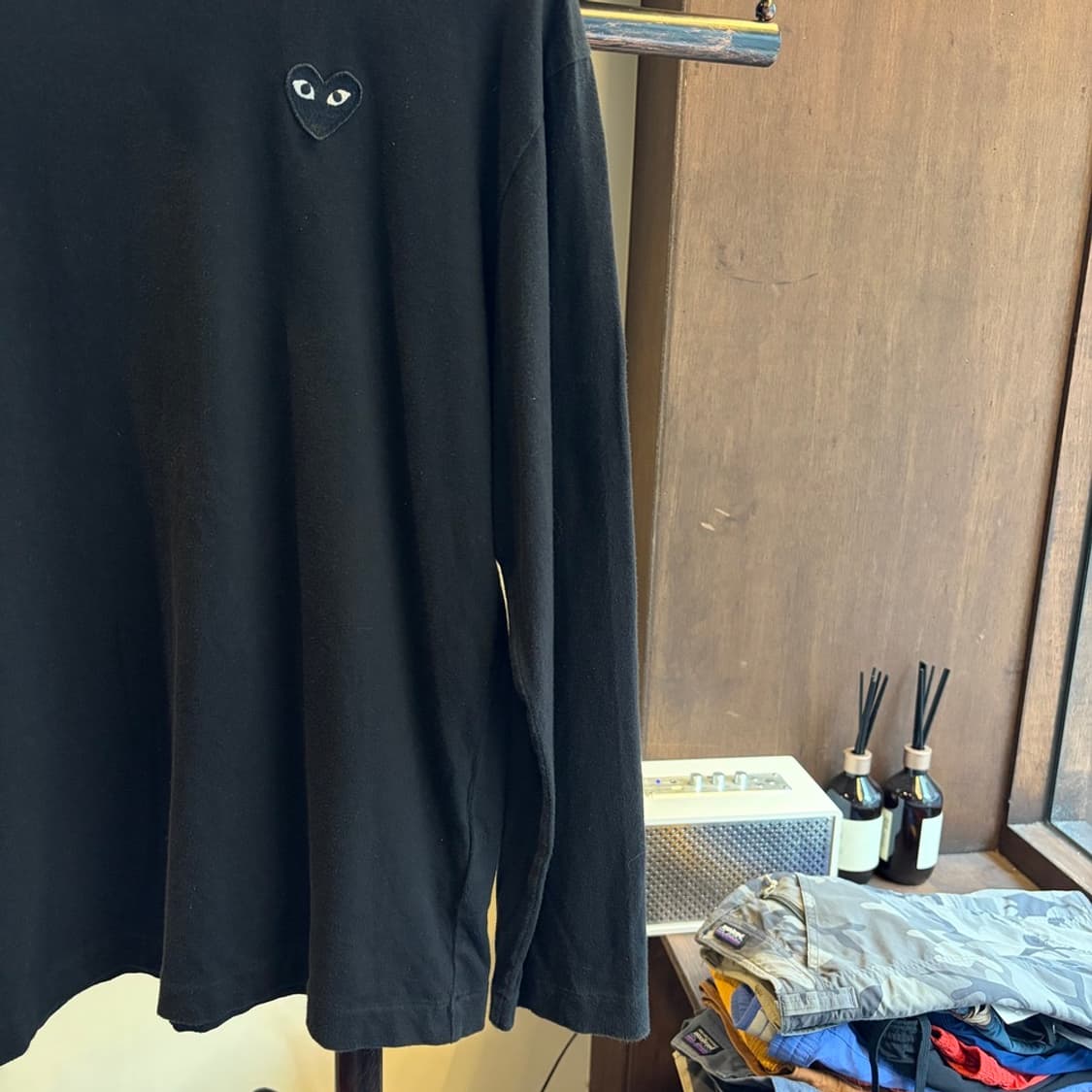 15031 - 꼼데가르송 블랙 롱슬리브 상품이미지4