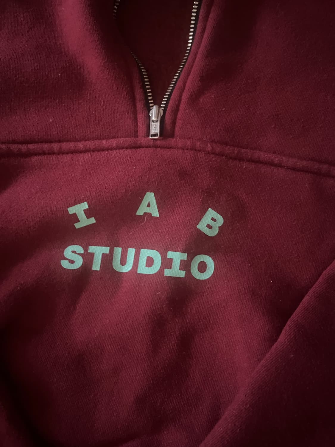 아이앱 하프집업 마룬 상품이미지2