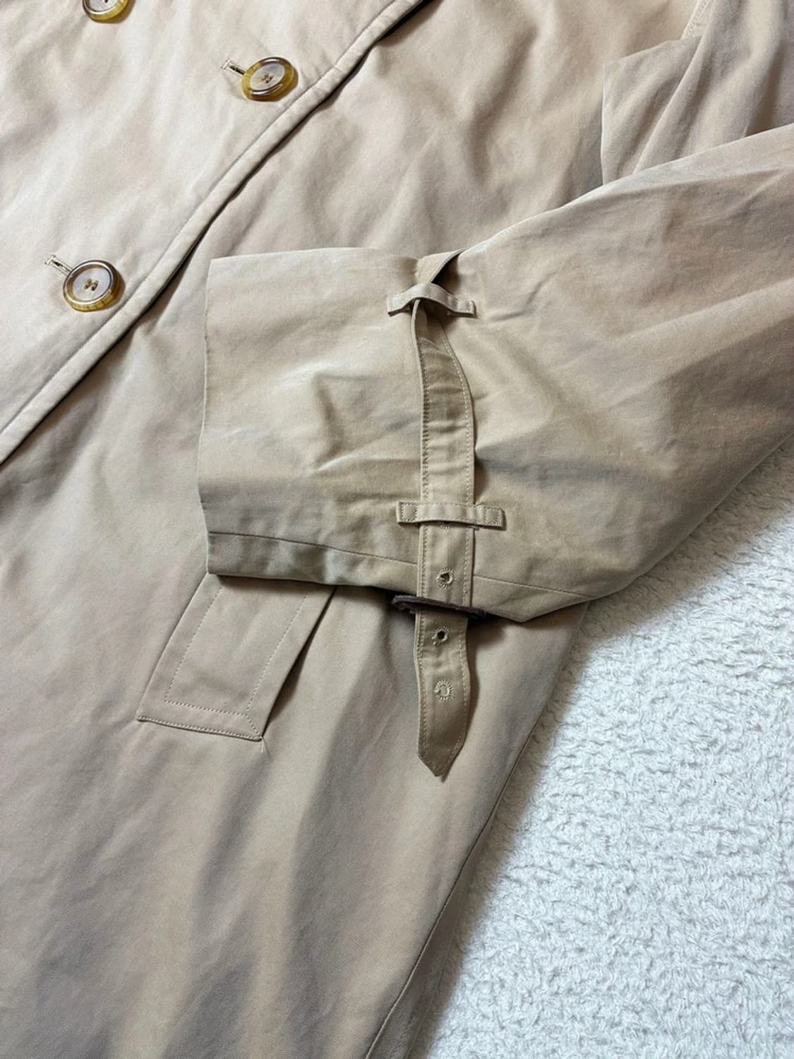 버버리 90's 더블브레스트 안감 노바체크 트렌치 코트 PN7530 상품이미지4