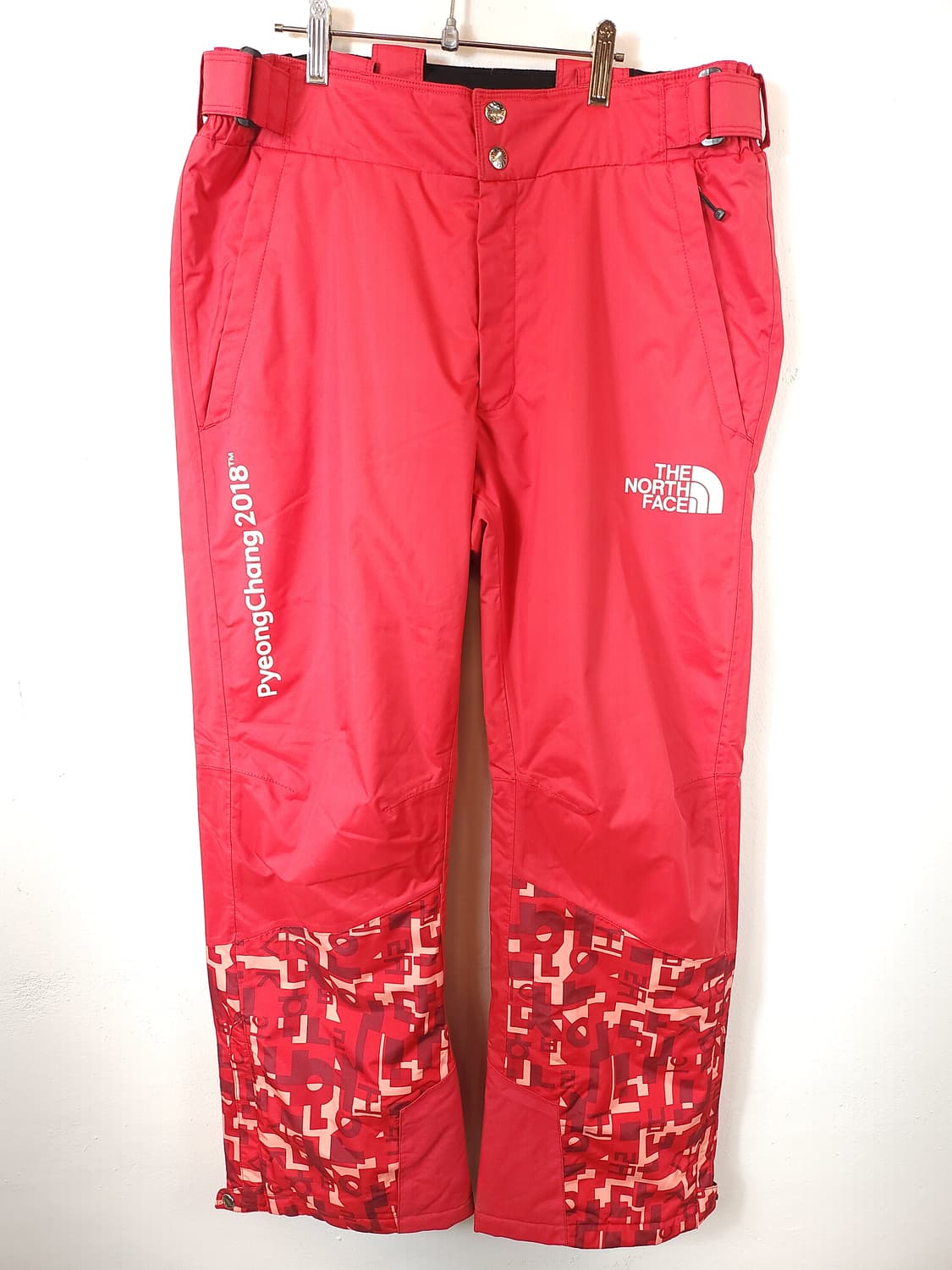 노스페이스 평창 2018 스키 바지 레드 상품이미지1