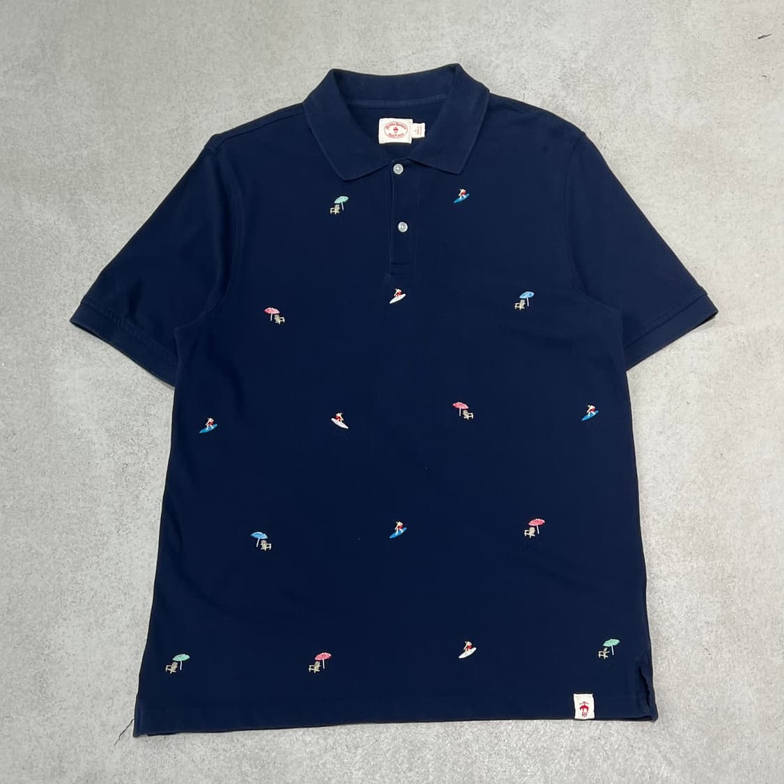 브룩스브라더스 서핑자수 반팔카라티 s10654 상품이미지1