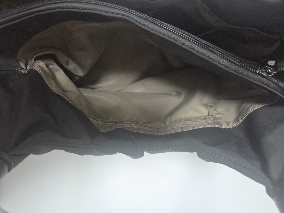 Yohji Yamamoto 요지야마모토 나일론 셔링 숄더백 토트백 차콜 상품이미지5