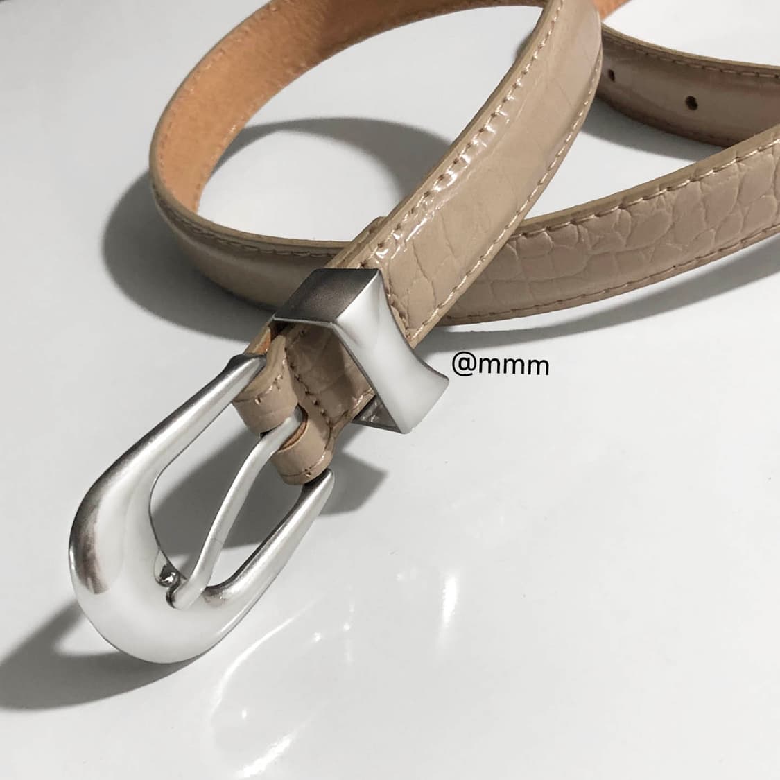 [Unisex] 크로커다일 소가죽 벨트🐊 상품이미지8