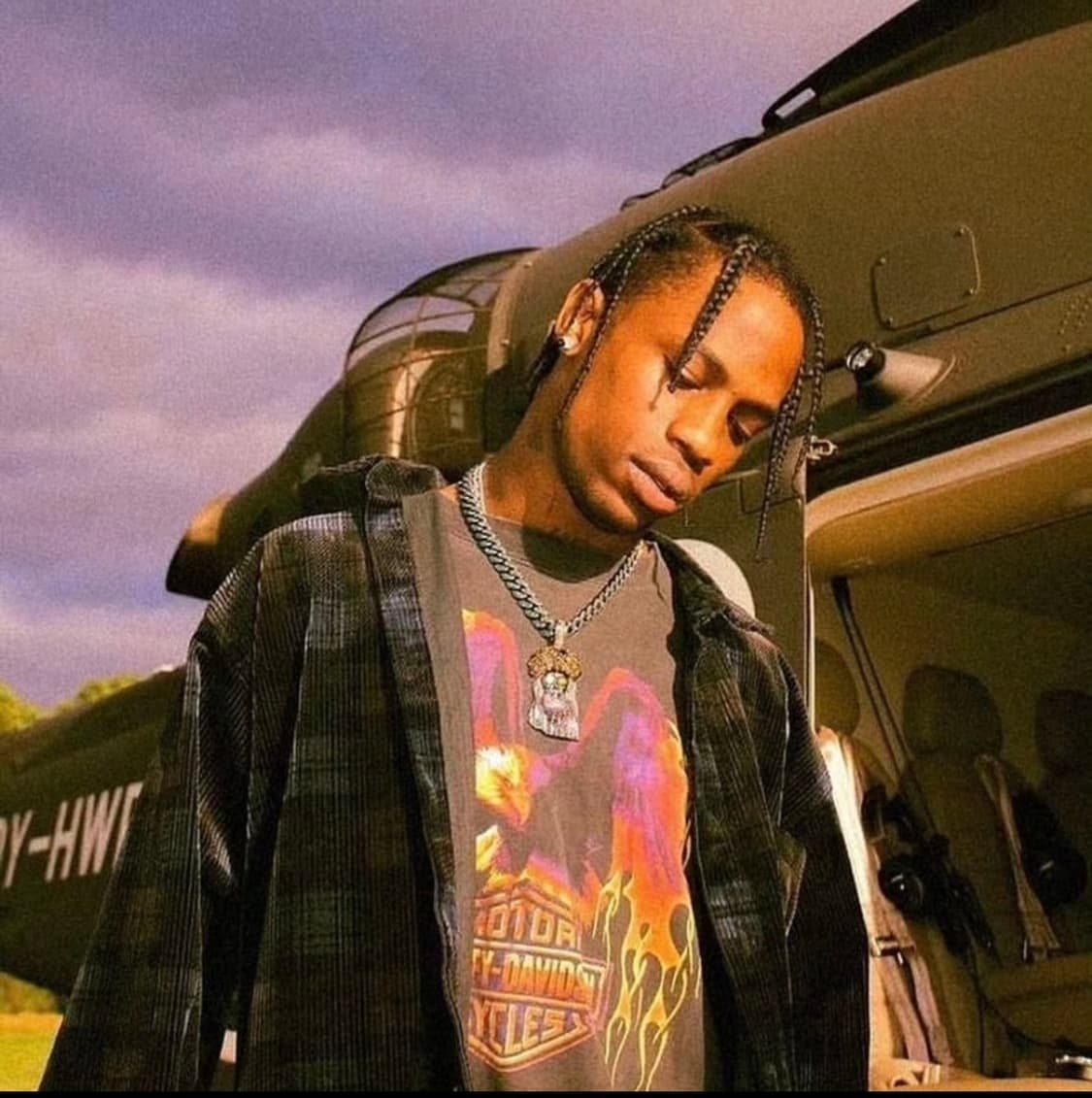 90s할리데이비슨 스캇 이글 플레임 티셔츠 상품이미지1