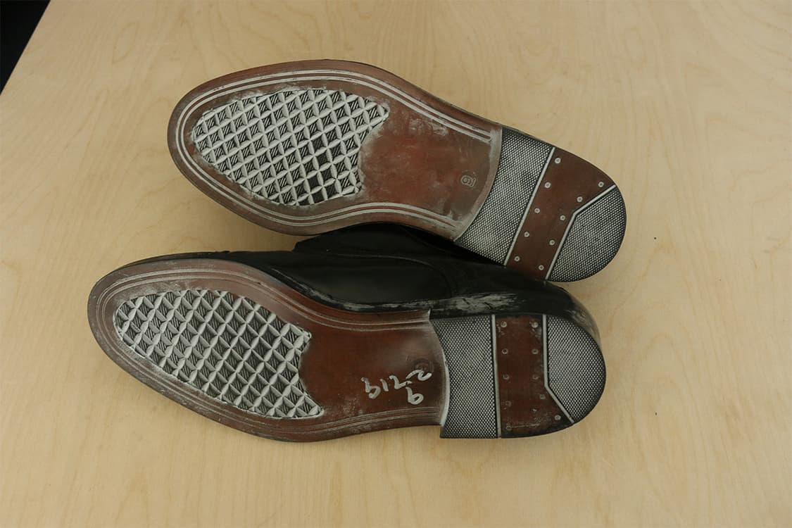 빈티지 이탈리아 블랙 레더 몽크 스트랩 슈즈 상품이미지9