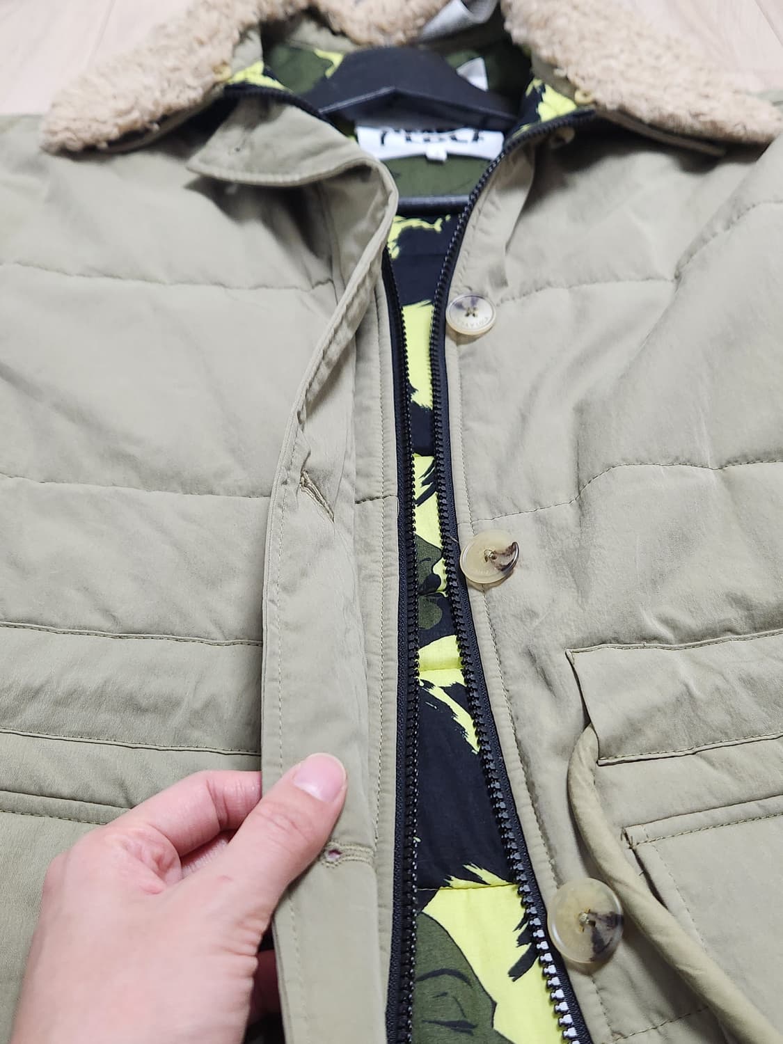 빔바이롤라 패딩 야상 자켓 S 새상품 상품이미지5