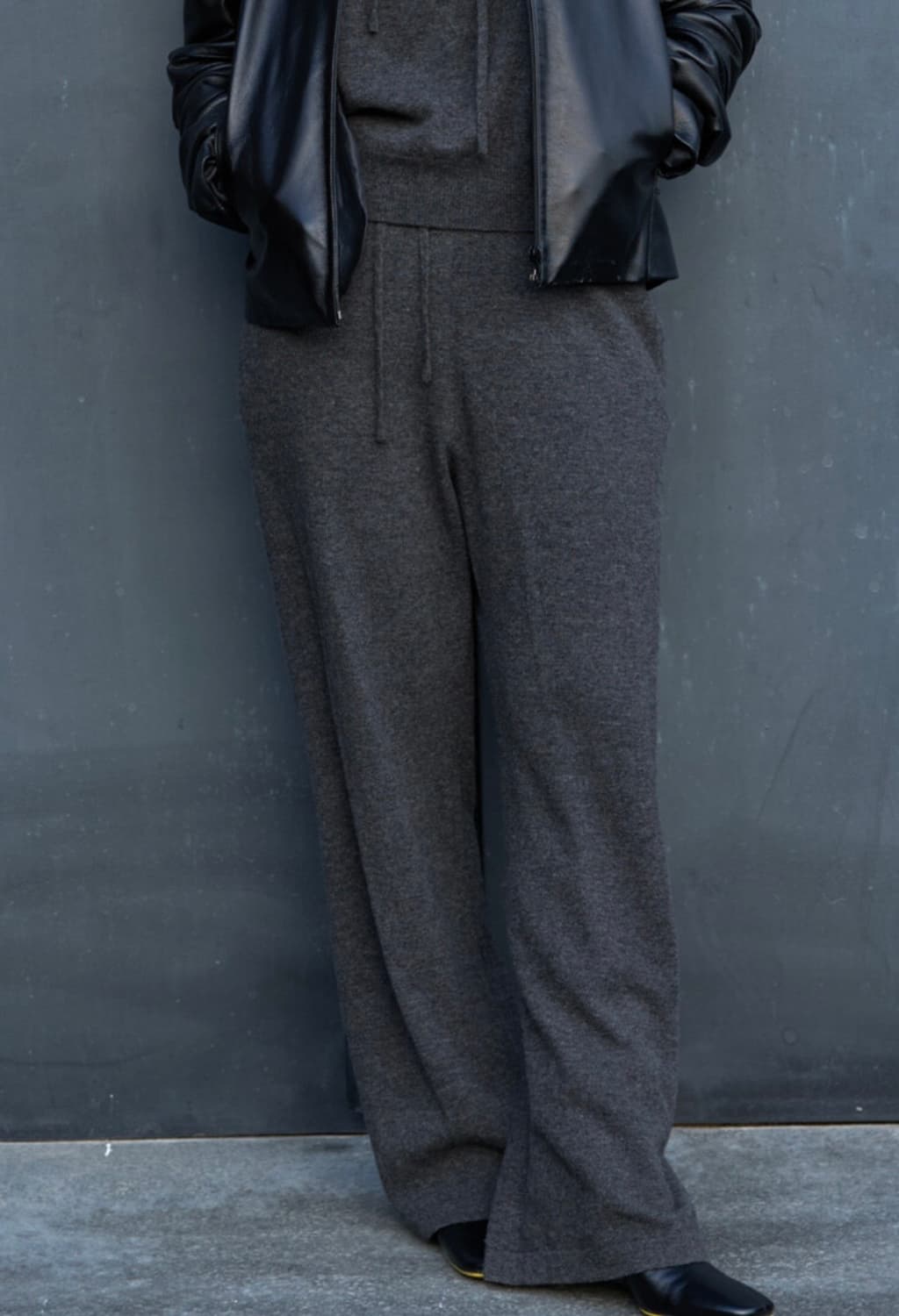 머듈 니트팬츠 블랙 2사이즈 상품이미지1