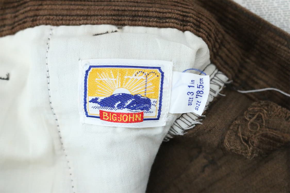 빅존 브라운 코듀로이 부츠컷 팬츠 상품이미지9