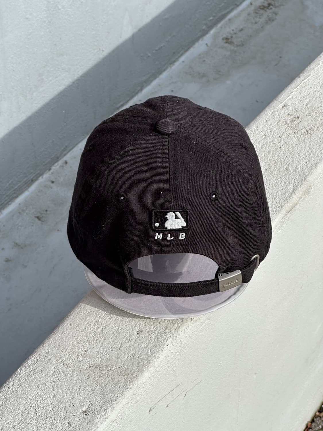 [F] MLB 로고 블랙 볼캡 모자 상품이미지4