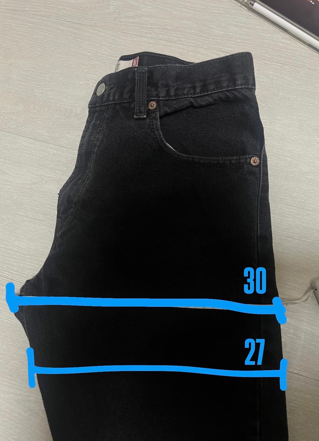 Levis 517 Mexico 흑청 (리바이스 부츠컷) 상품이미지8