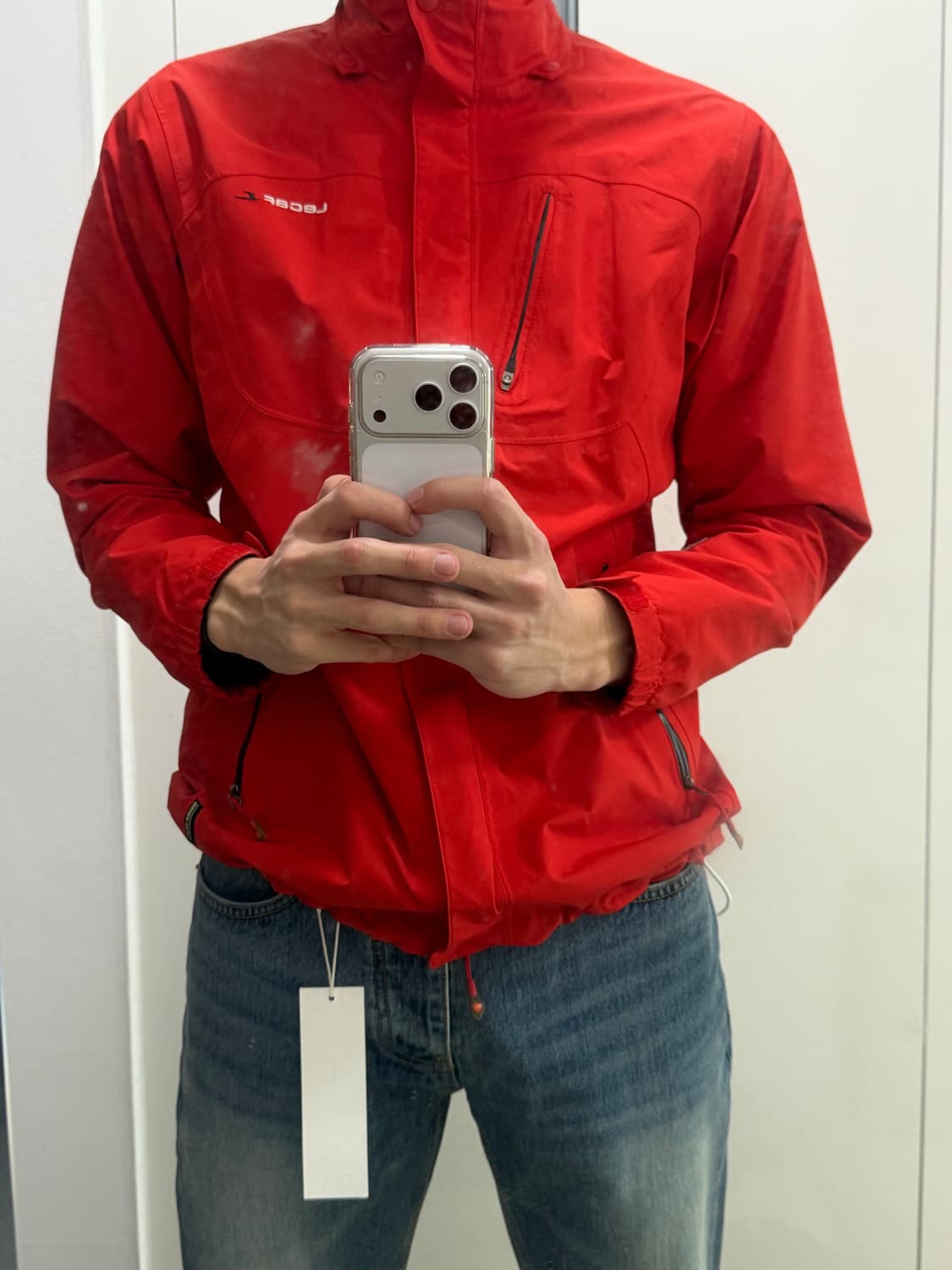 르카프 바람막이 레드 상품이미지1