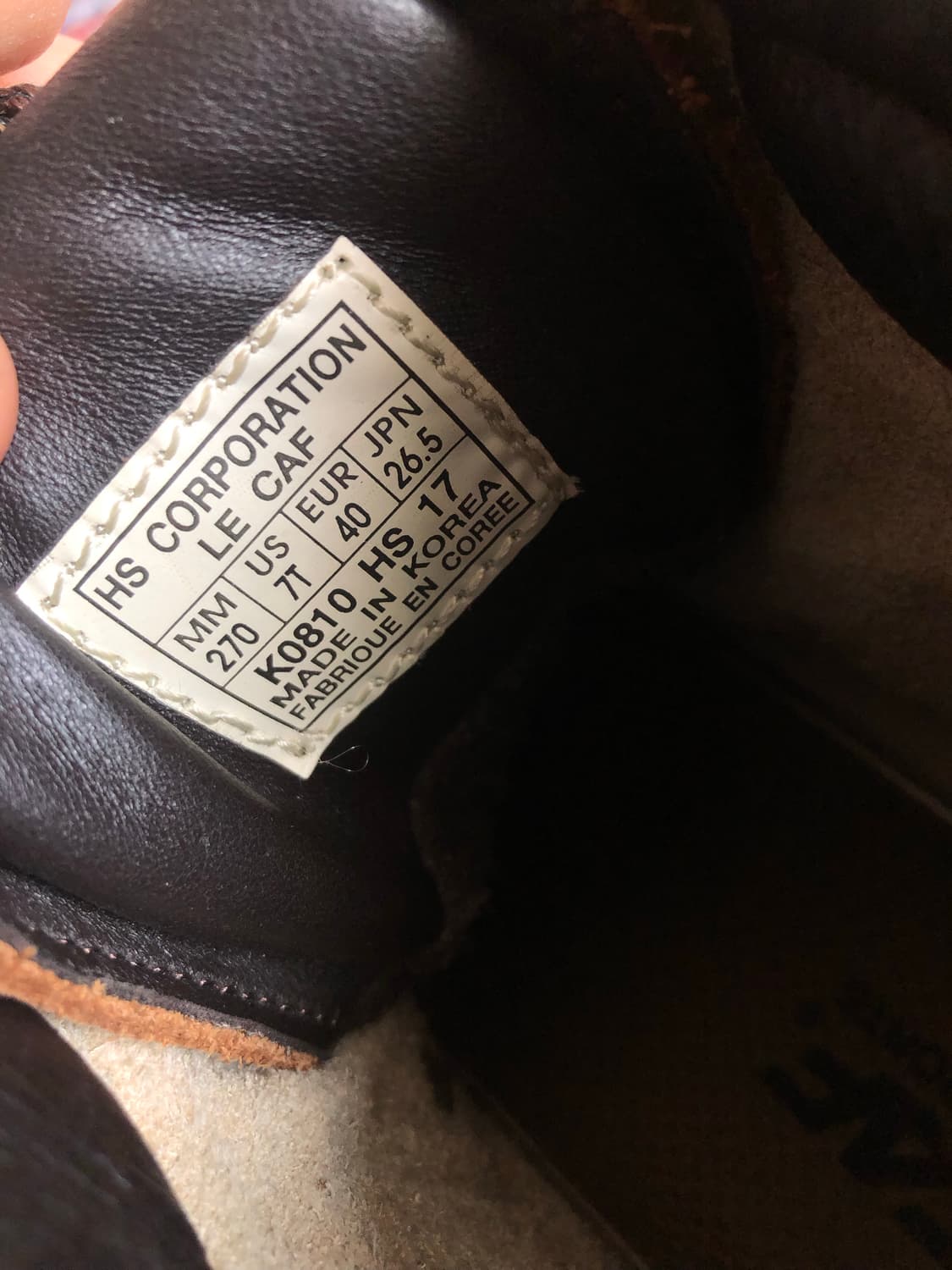 르까프 통가죽 등산화 270 상품이미지8