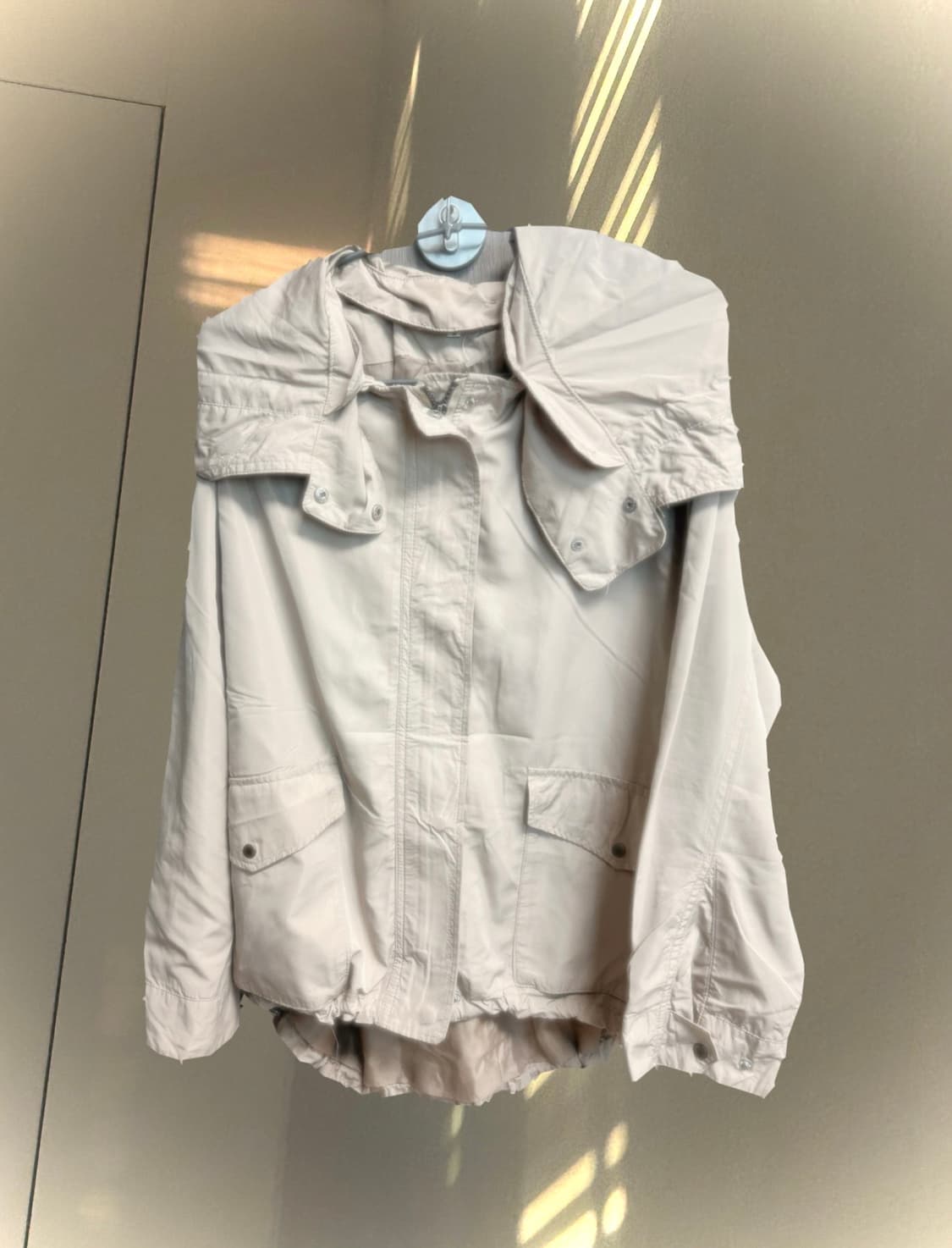 빈티지 벌룬핏 베이지 숏 야상 사파리자켓 바람막이 모리 사와코 하구미  상품이미지2