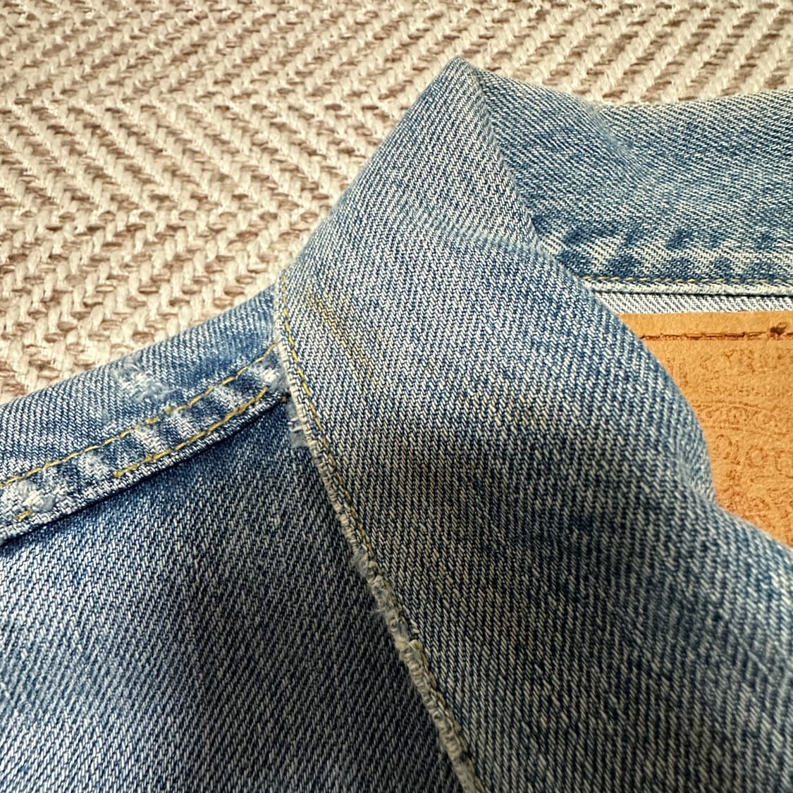 LEVI'S 557 japan made BIG E denim jacket 상품이미지5