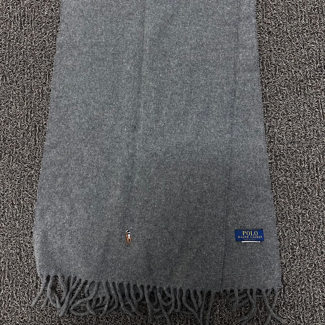POLO 폴로 랄프로렌 머플러 울 목도리 그레이 상품이미지3