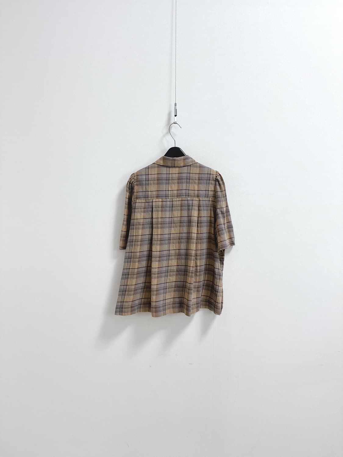 마론에디션 체크 코튼 블라우스 상품이미지6