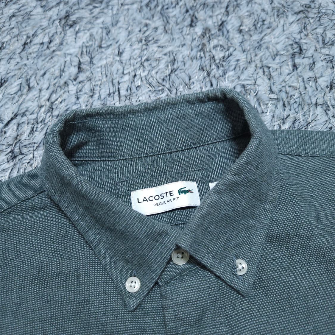 라코스테)100 남자 레귤러핏 체크셔츠남방 / 왕눈이샵 상품이미지8
