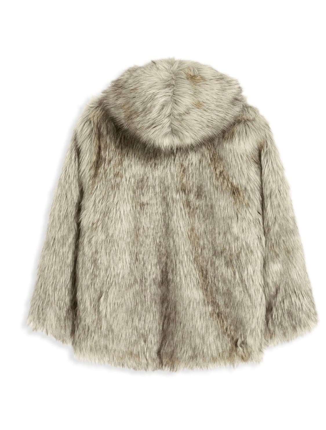 리버시블 퍼자켓 베이지 s 상품이미지5