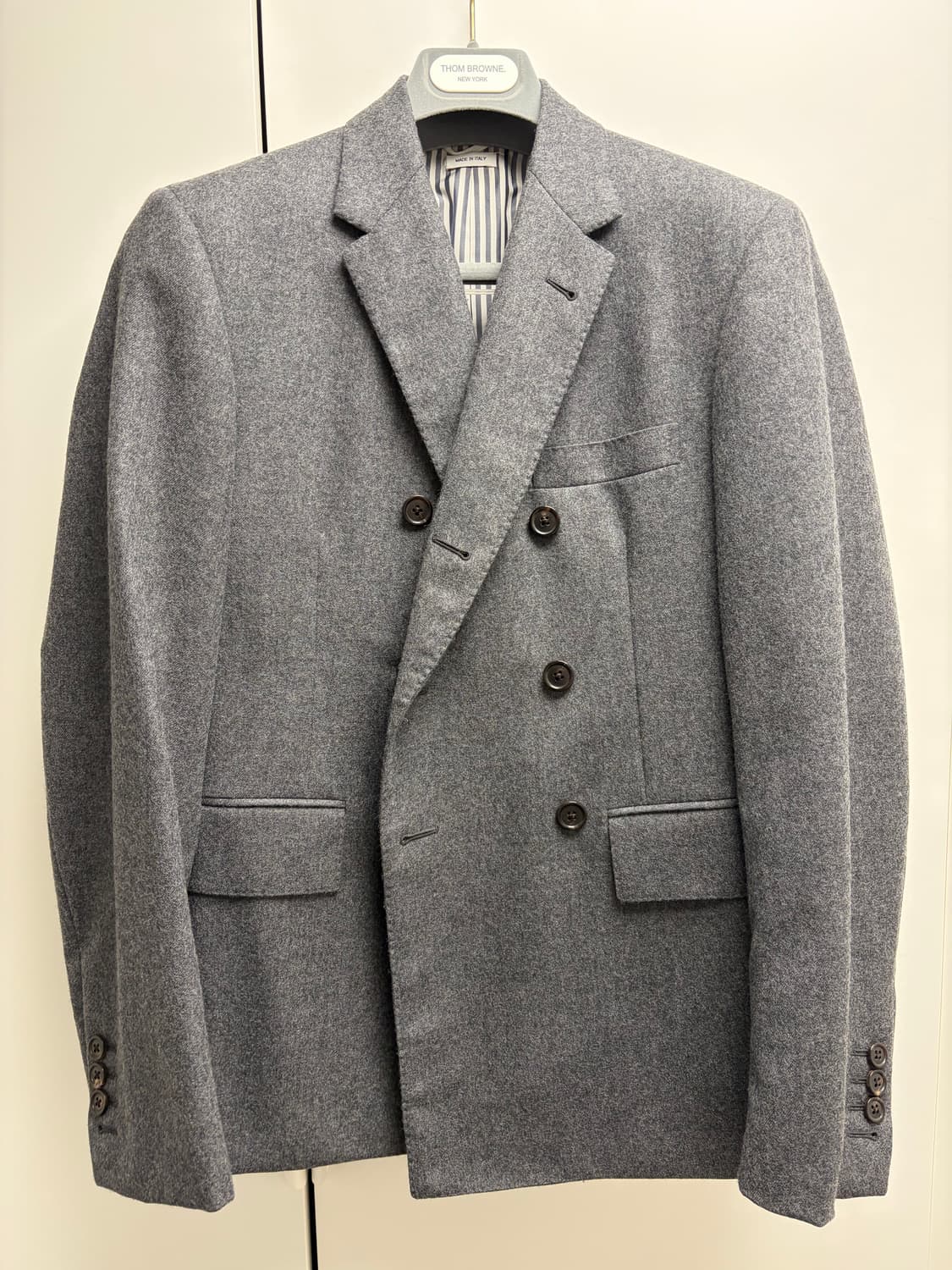 톰브라운 울 더블 브레스티드 수트 셋업 상품이미지1