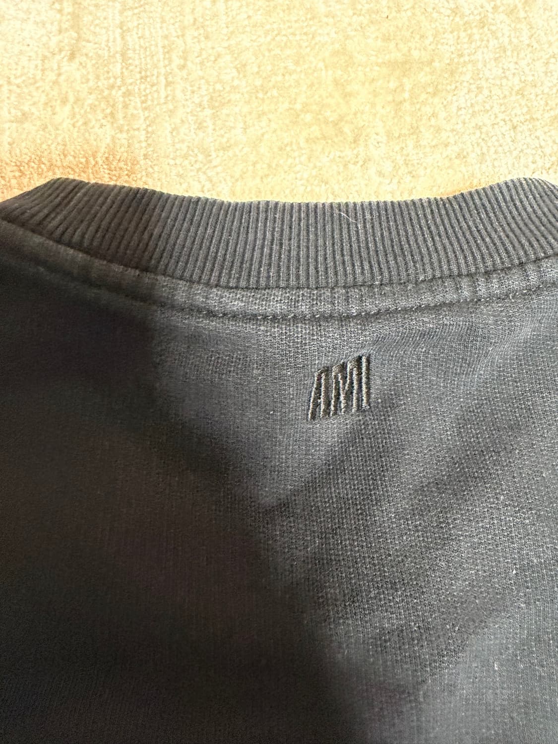 아미 스몰 하트 로고 스웨트셔츠 블랙 XL 상품이미지7