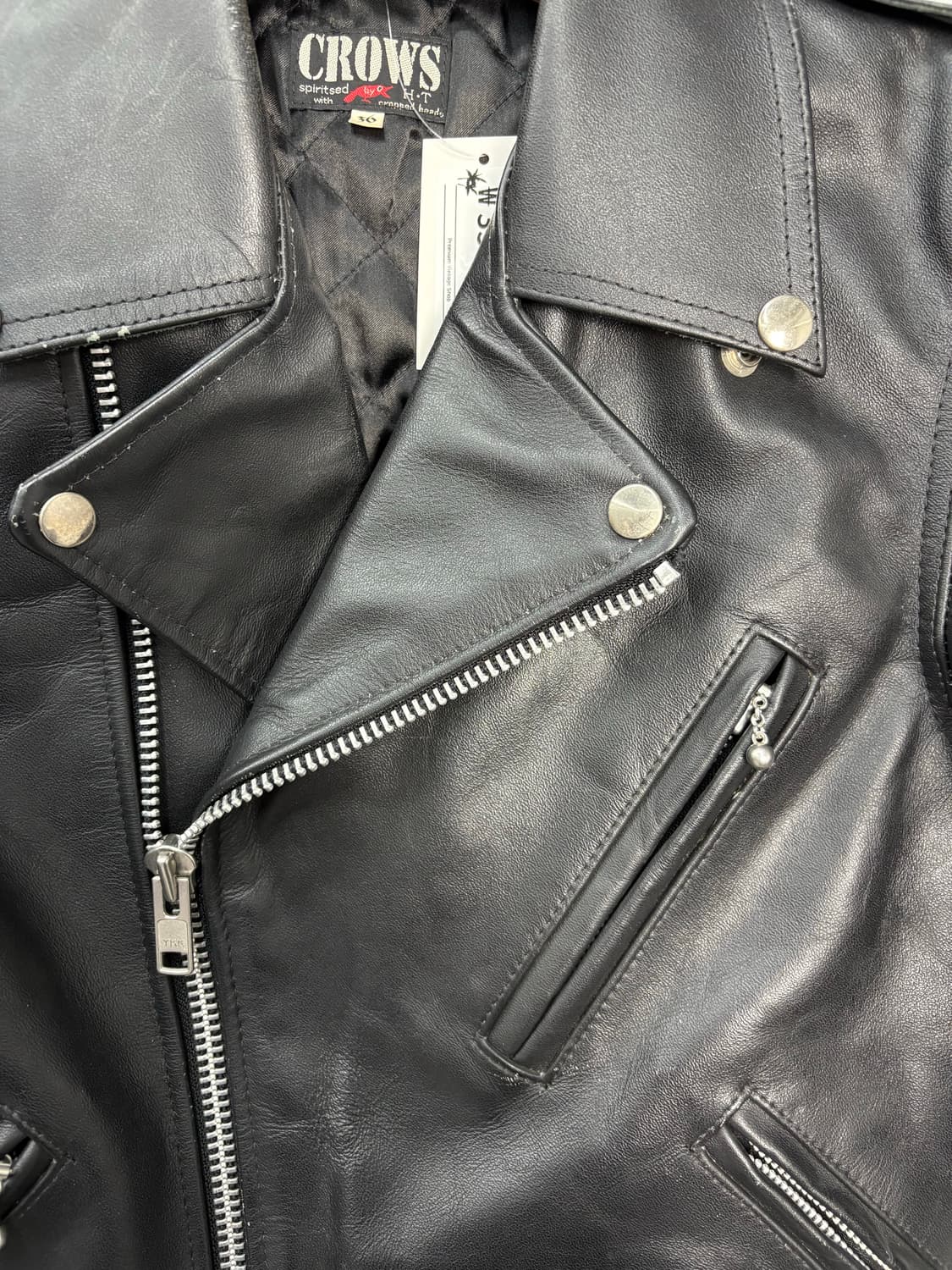 크로우즈 워스트 무장전선 가죽라이더 자켓 A3286 상품이미지7