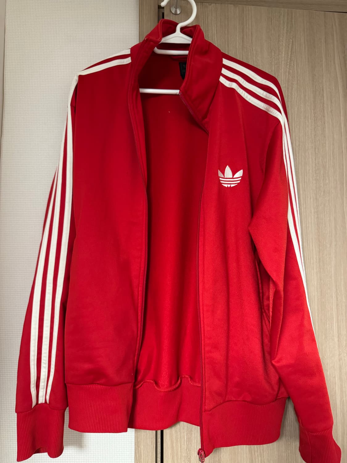 아디다스 구 저지 트랙탑 레드 상품이미지2