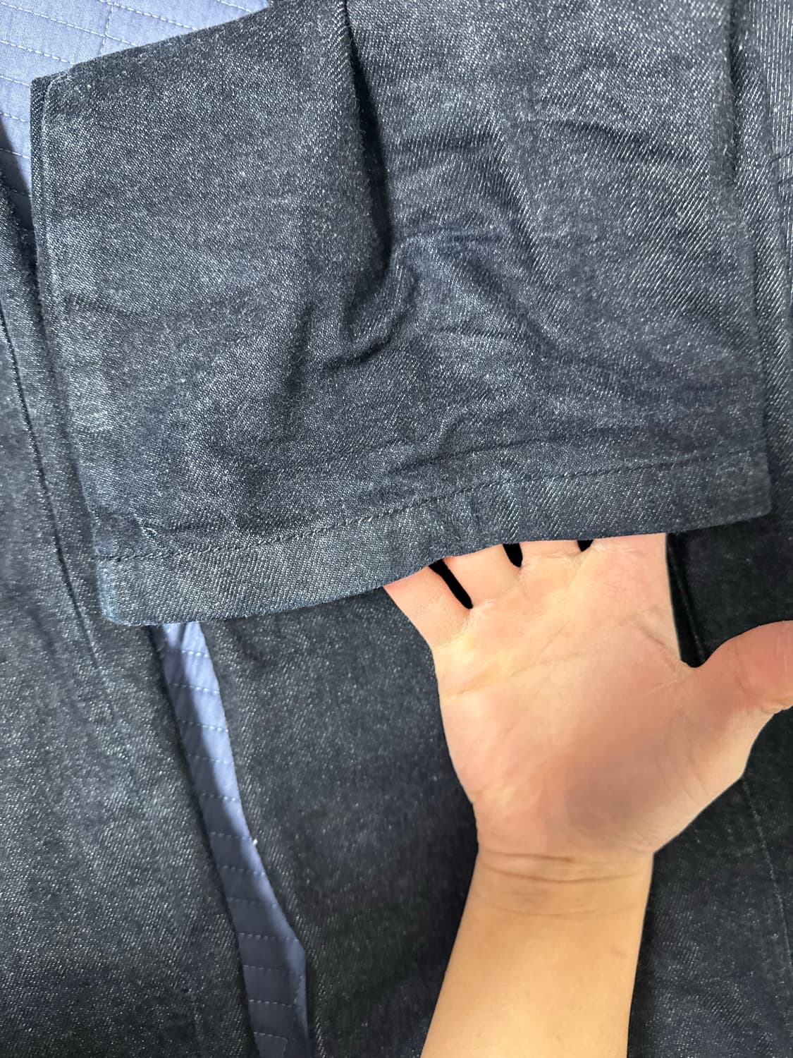 포스트아카이브팩션 데님 인디고 셋업 판매합니다 둘다m사이즈 상품이미지10