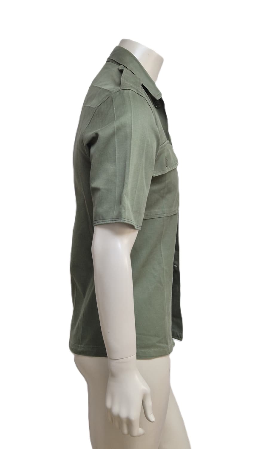 국군 구형 민무늬 반팔 전투복 상의 자켓 (XS) 상품이미지3