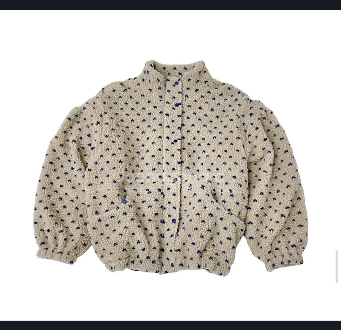 프리터 FRITUR 도트 플리스 자켓 새상품 상품이미지2