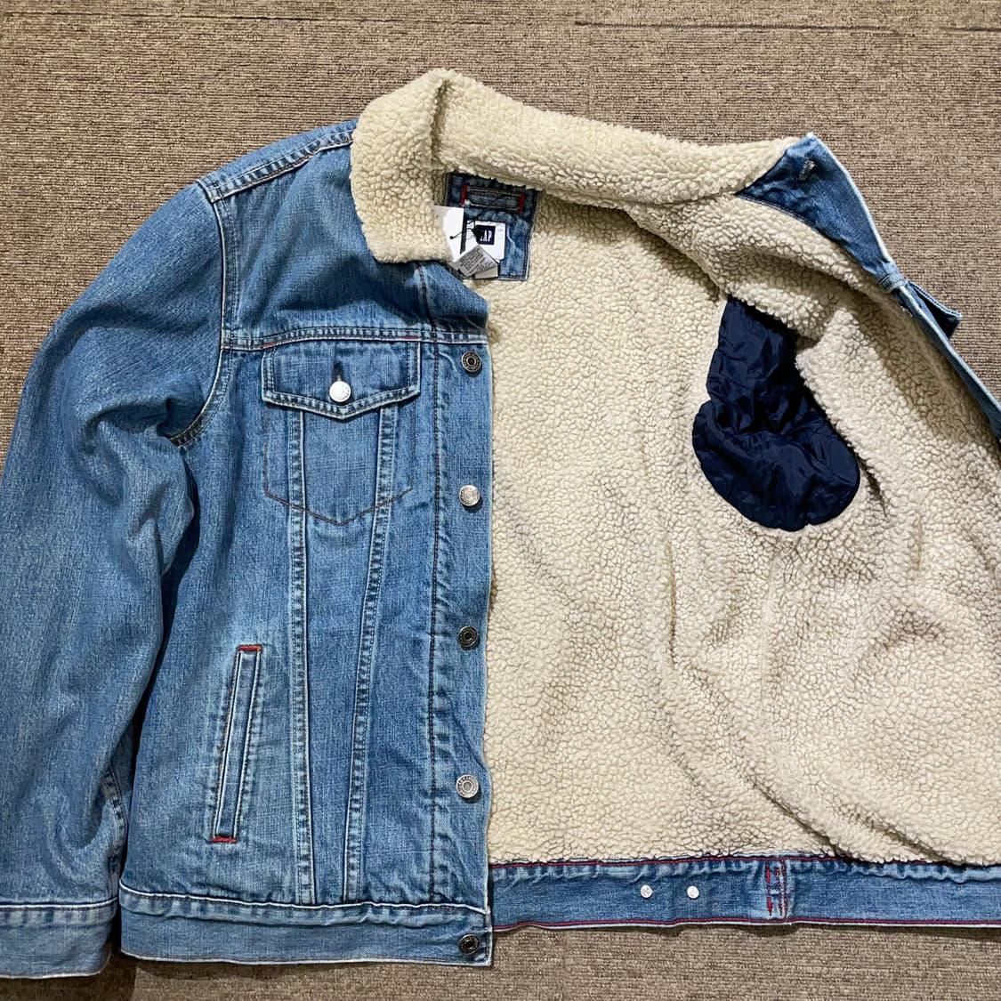 (M) GAP 갭 쉐르파 데님 자켓 상품이미지5