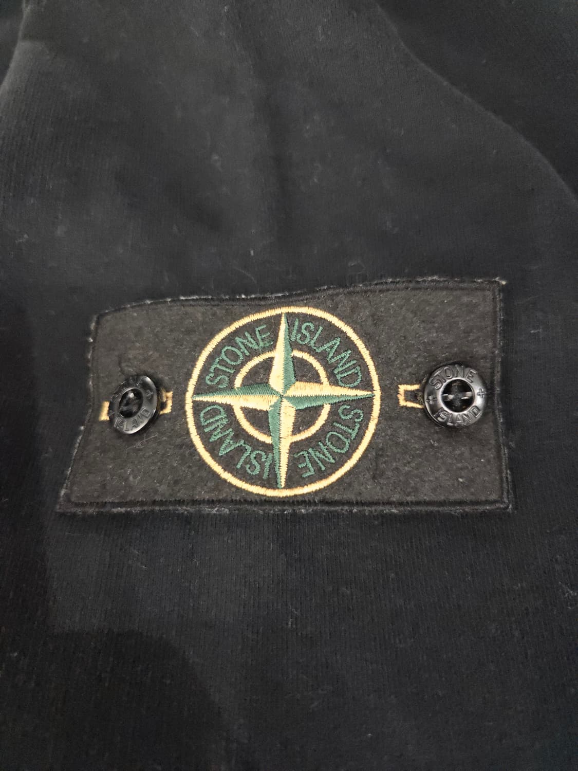 스톤아일랜드 블랙 기모 맨투맨_XL 상품이미지4