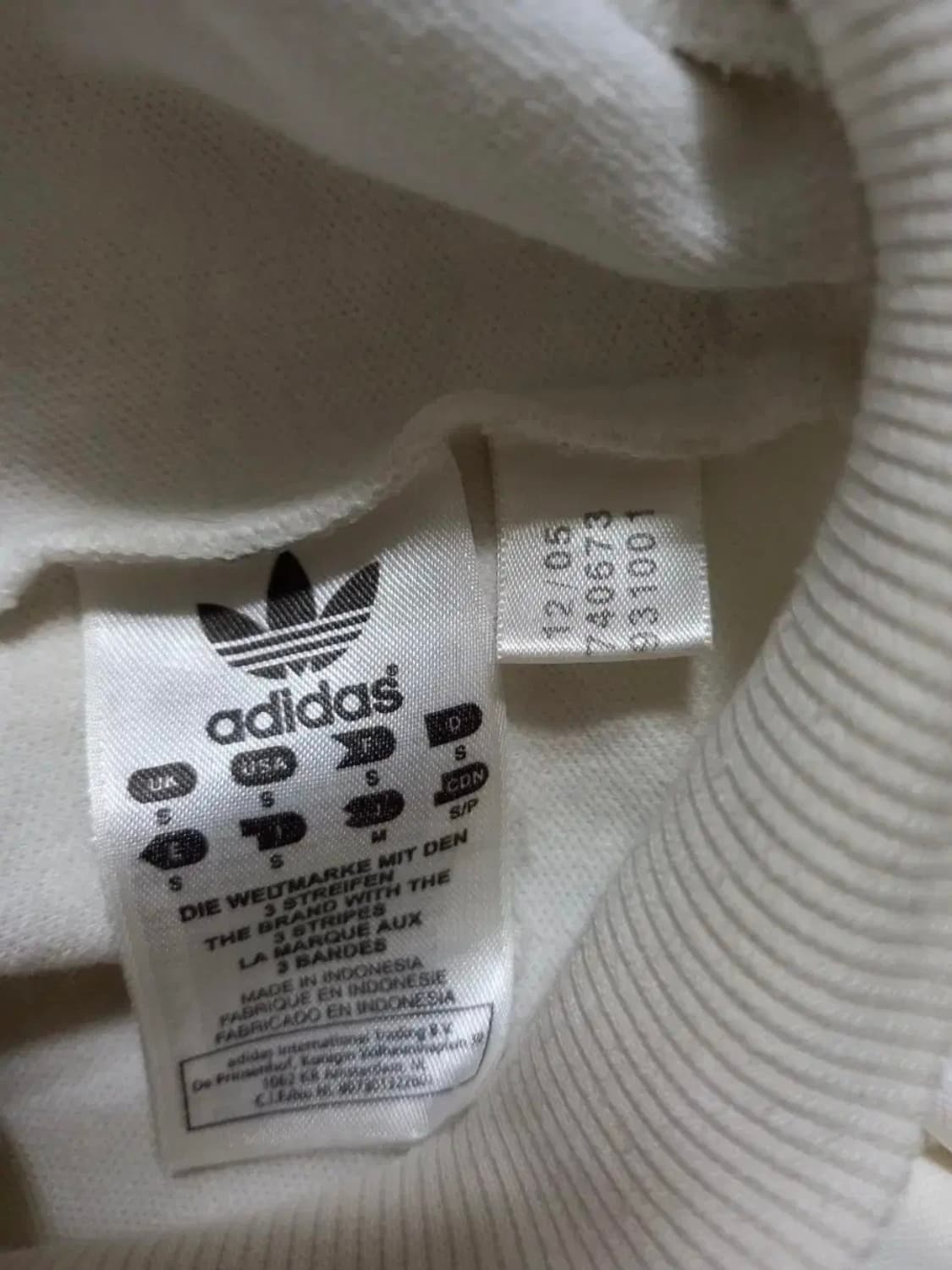 아디다스 영국 톰슨 화이트 트랙탑 저지 져지집업 90/S 상품이미지5