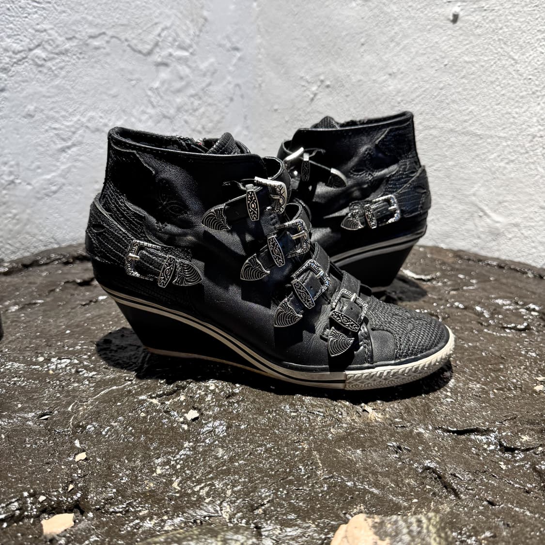 ASH – Western Buckle Wedge Sneakers 2000 상품이미지4